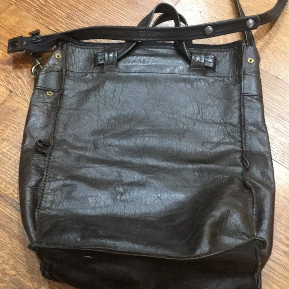 Vintage Brown Leather Bag